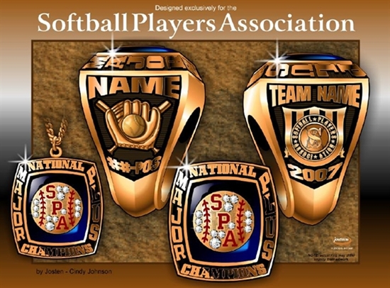 Picture of Major Plus National Champion Ring/Pendant w/ SPA - 14K White Gold