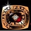 Picture of Women's National Champion Ring/Pendant w/Stad Top & Cubic Zirc Tubeset- 10K White Gold