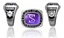 Picture of Women's Heart of Ohio Champion Ring/Pendant w/SPA Encrusting - White Lustrium