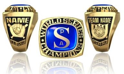 Picture of World Series Champion Ring/Pendant w/ SPA Encr - White Lustrium