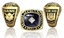 Picture of World Champion Ring/Pendant w/ 25Pt Cubic Zirc Tubeset - 14K Yellow Gold