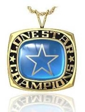 Picture of Lone Star NIT Pendant w/Encrusted Star