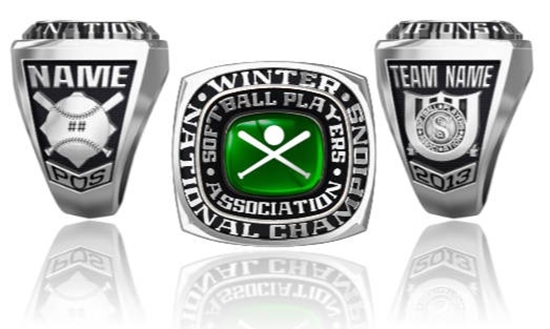 Picture of Winter Nationals Ring or Pendant w/Stadium Top and Crossed Bats and Ball