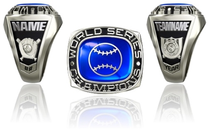 Picture of Women's World Series Champion Ring or Pendant w/Encrusted Ball