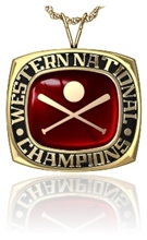 Picture of Western Nationals Pendant w/Encrusted Crossed Bats & Ball