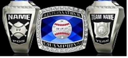 Picture of Western National Ring or Pendant w/Softball Crest and Cubic Zircs