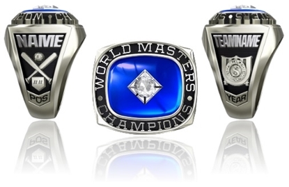Picture of Women's Master's World Champion Ring or Pendant w/25pt Cubic Zirconia Tubeset