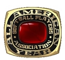 Picture of All American Pendant w/Stadium Top & Plain Stone